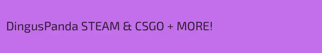DingusPanda STEAM & CSGO + MORE!